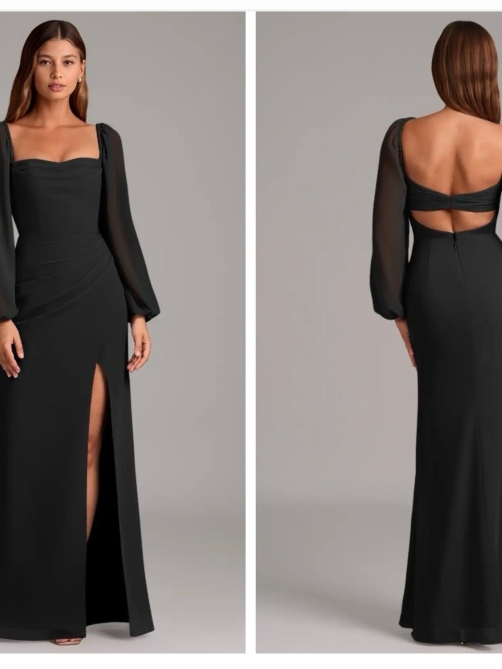 Azazie Brixley Gown, chiffon